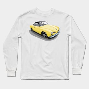 karmann ghia in yellow Long Sleeve T-Shirt